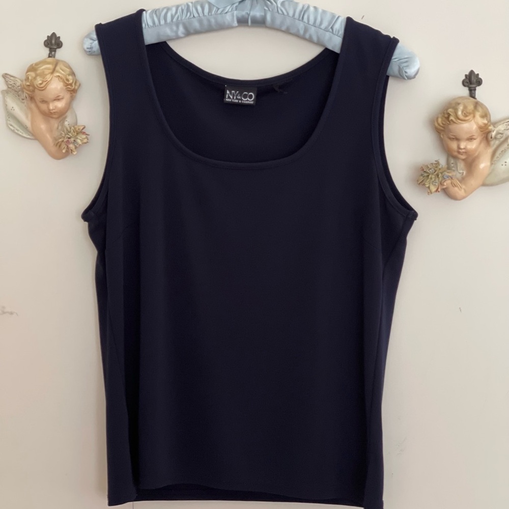 NY&Co Black sleeveless, stretchy top
